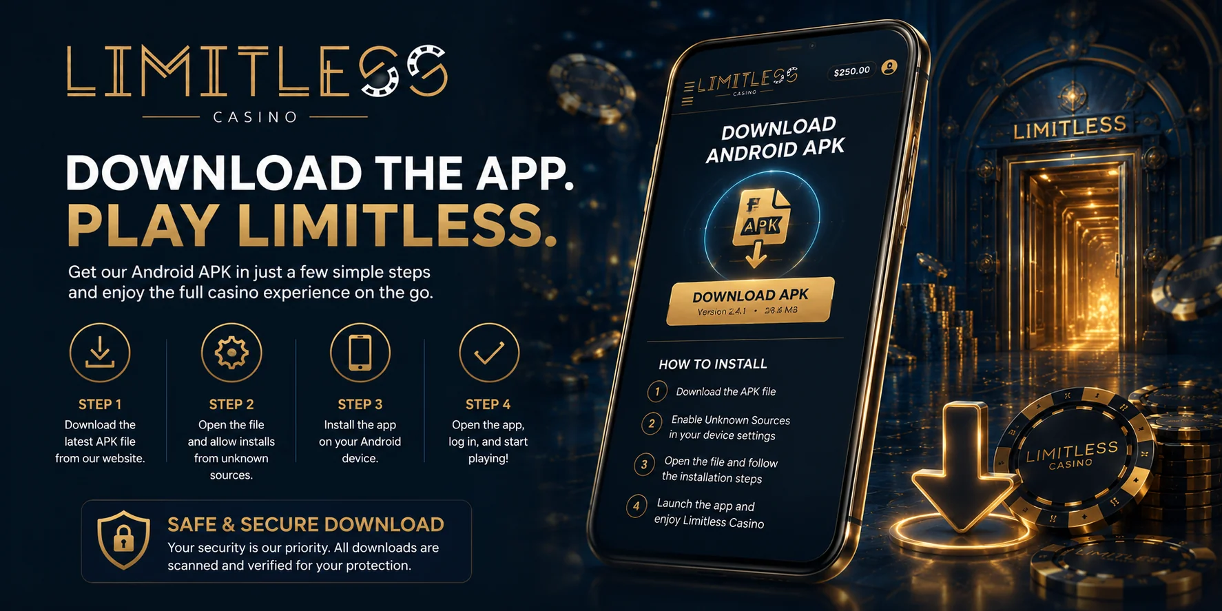 Download Limitless Casino APK